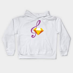 Adagio Dazzle cutie mark Kids Hoodie